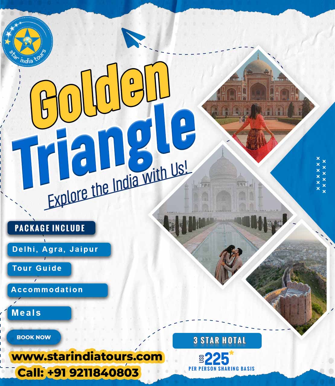 Golden Triangle Tour Book Now