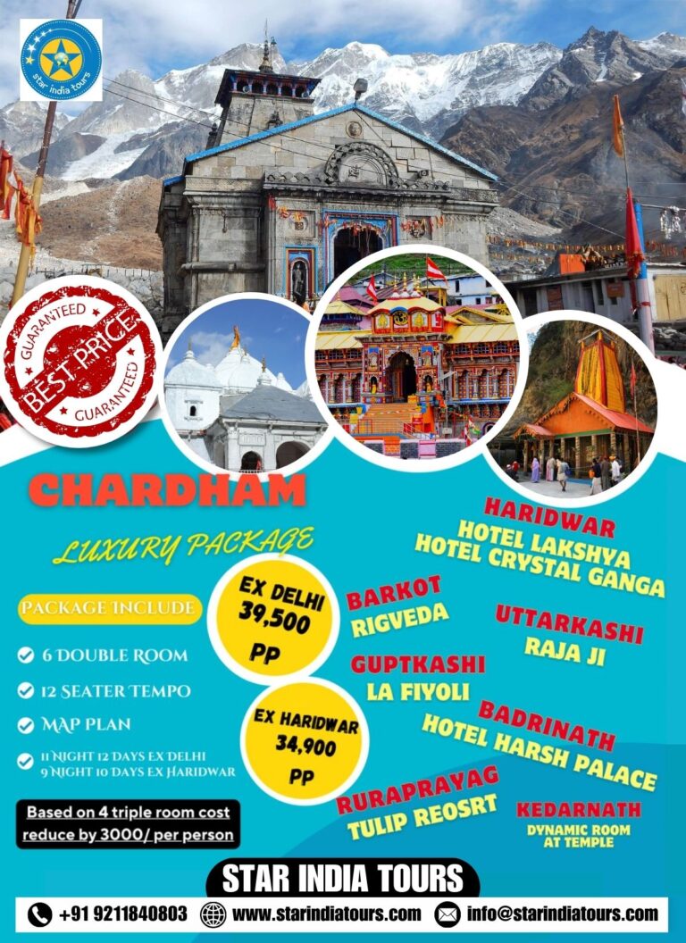 Chardham Luxury Yatra By Star India Tours