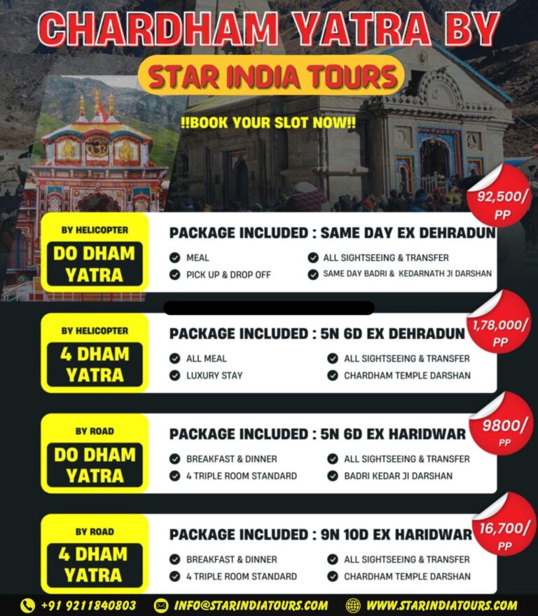 Luxury Chardham Yatra Packages
