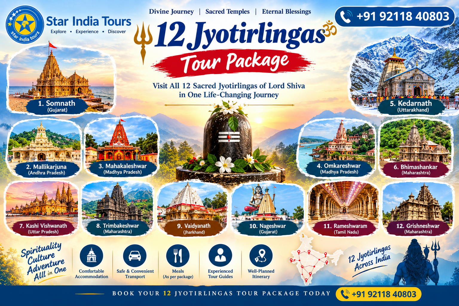 12 Jyotirlingas tour package